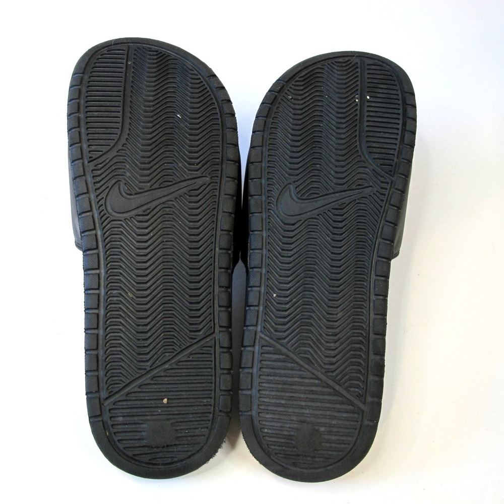 Nike Benassi JDI Slide Sandals Men's Size 8‎ Black / Gold 343880 016 - Picture 3 of 7